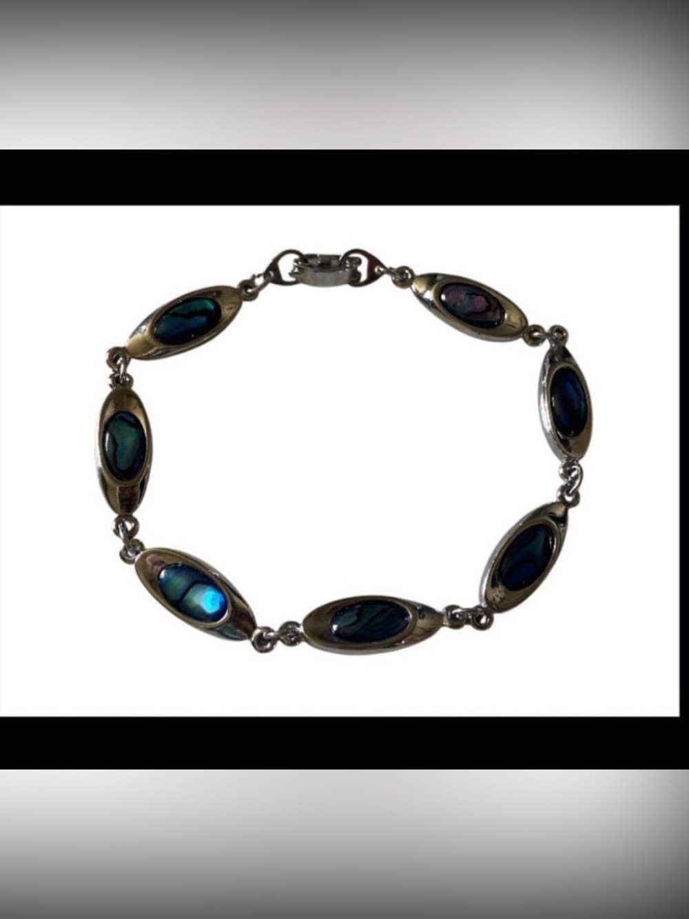 Silver Tone Costume Bracelet #6265